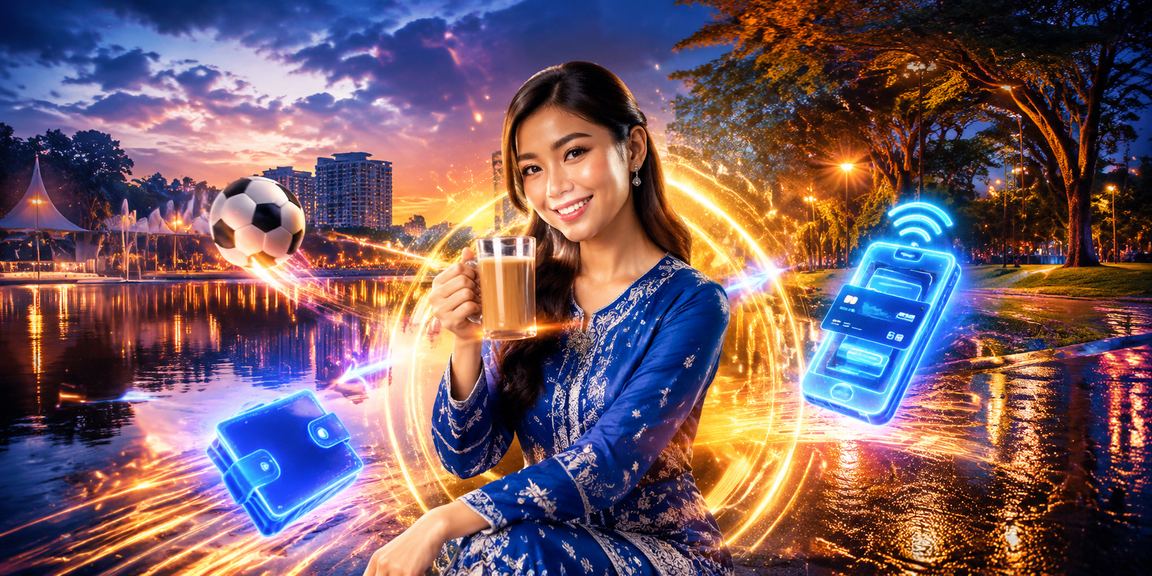 Pemain Malaysia berbaju kurung menggunakan aplikasi kasino fm885 selepas mendaftar